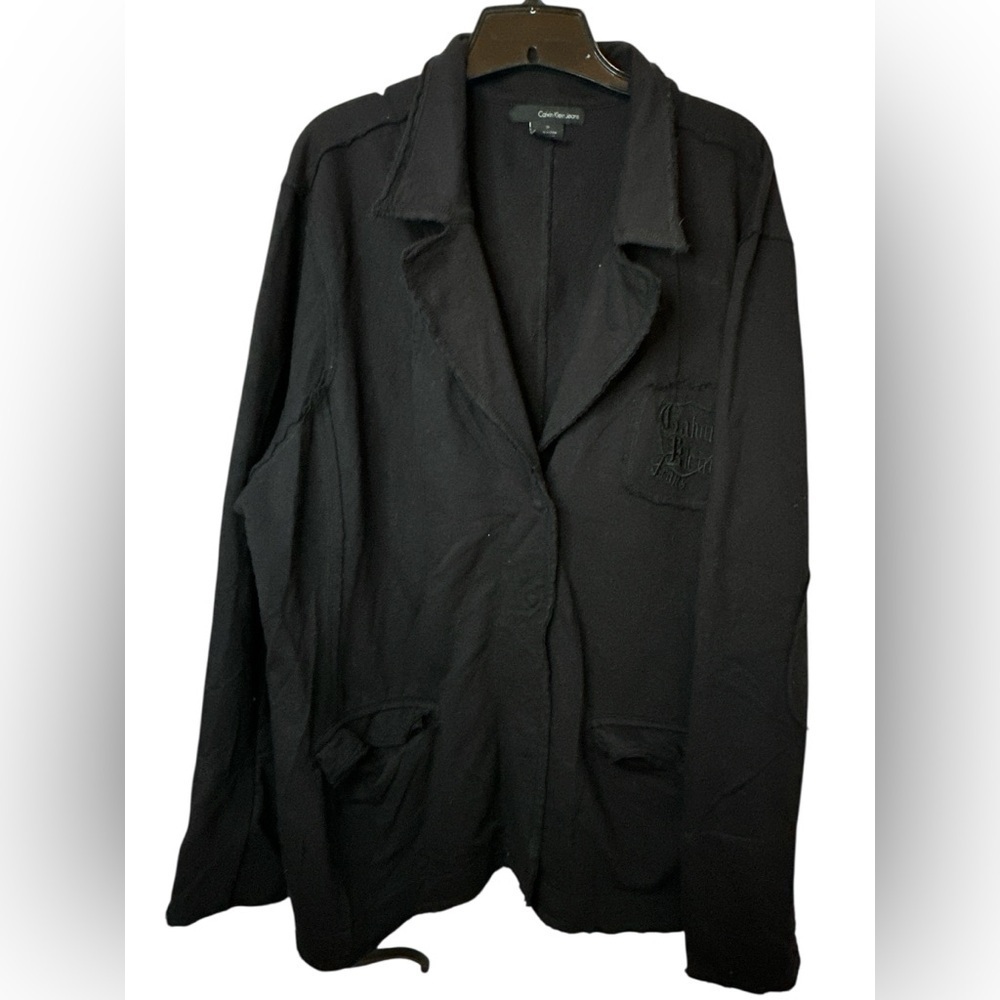 Calvin Klein Cotton Black Casual Jacket